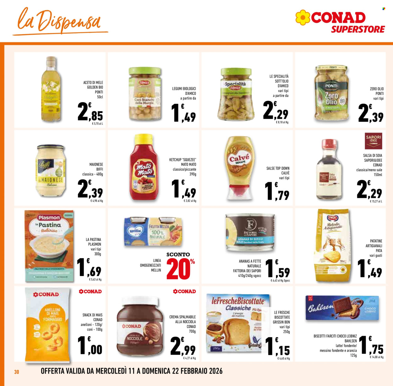 Volantino Conad Superstore - 11/2/2026 - 24/2/2026. Pagina 30