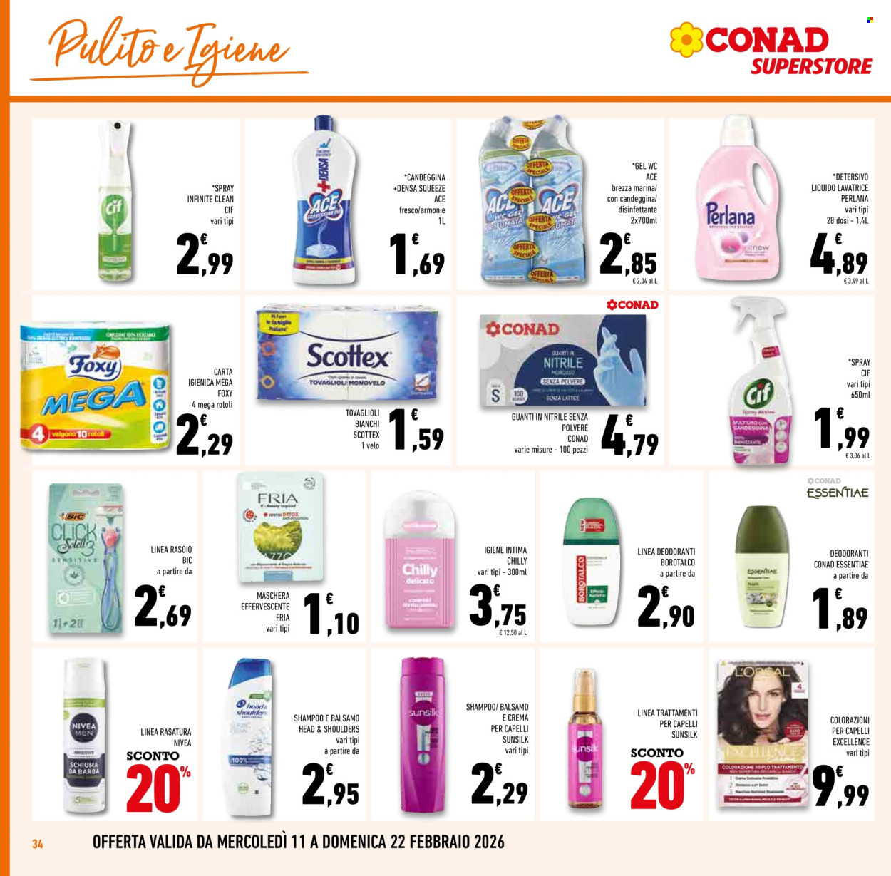 Volantino Conad Superstore - 11/2/2026 - 24/2/2026. Pagina 34