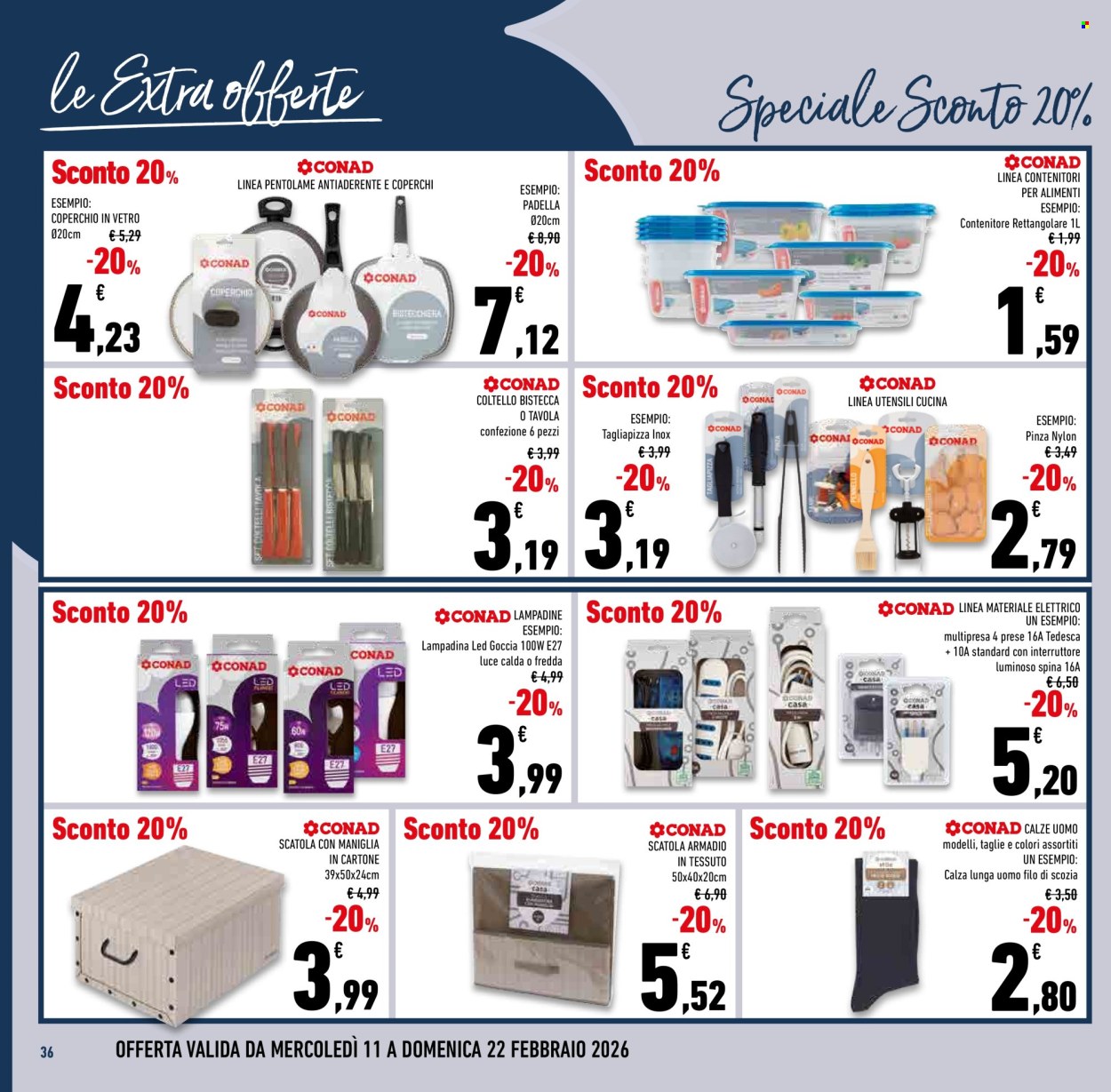 Volantino Conad Superstore - 11/2/2026 - 24/2/2026. Pagina 36