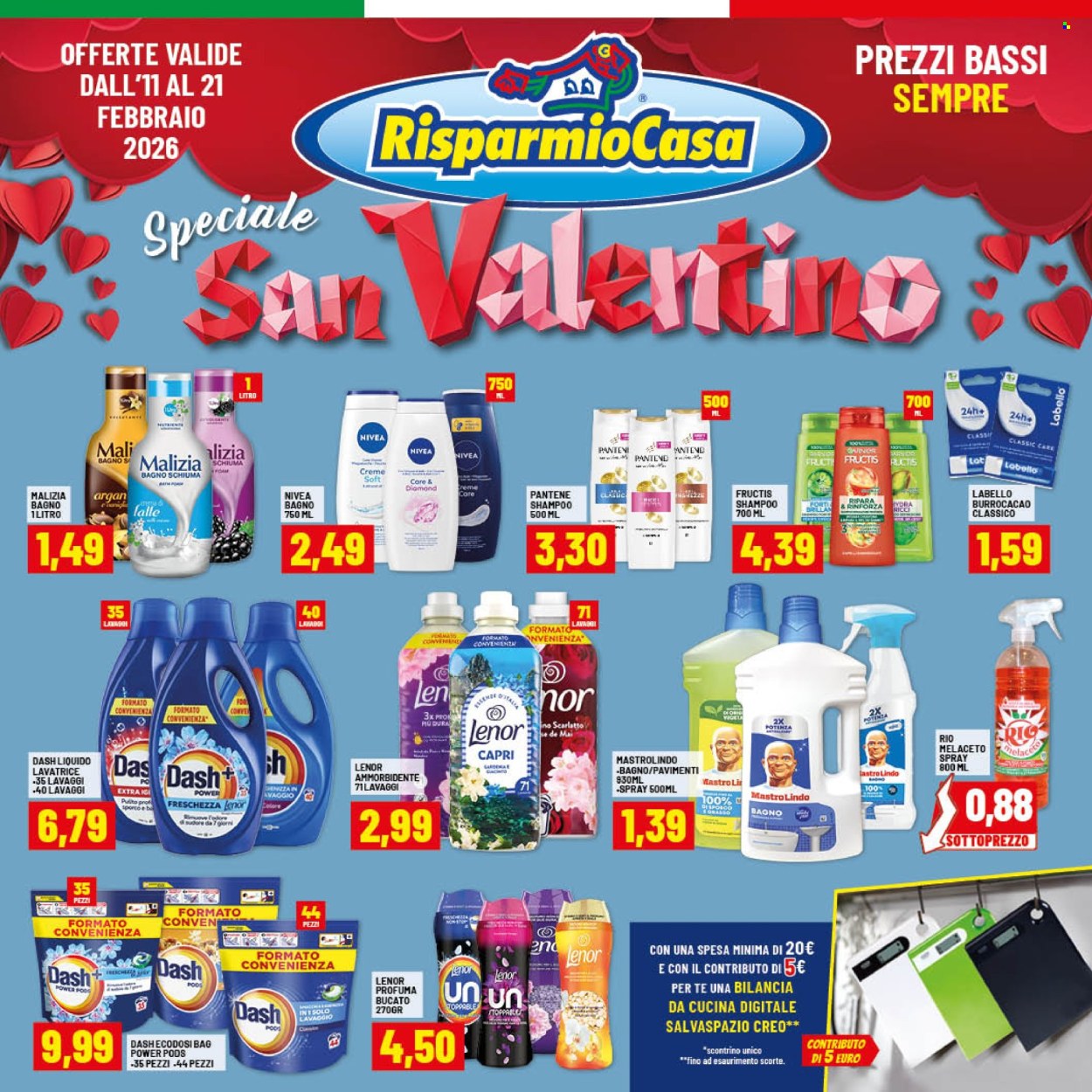 Volantino Risparmio Casa - 11/2/2026 - 21/2/2026. Pagina 1