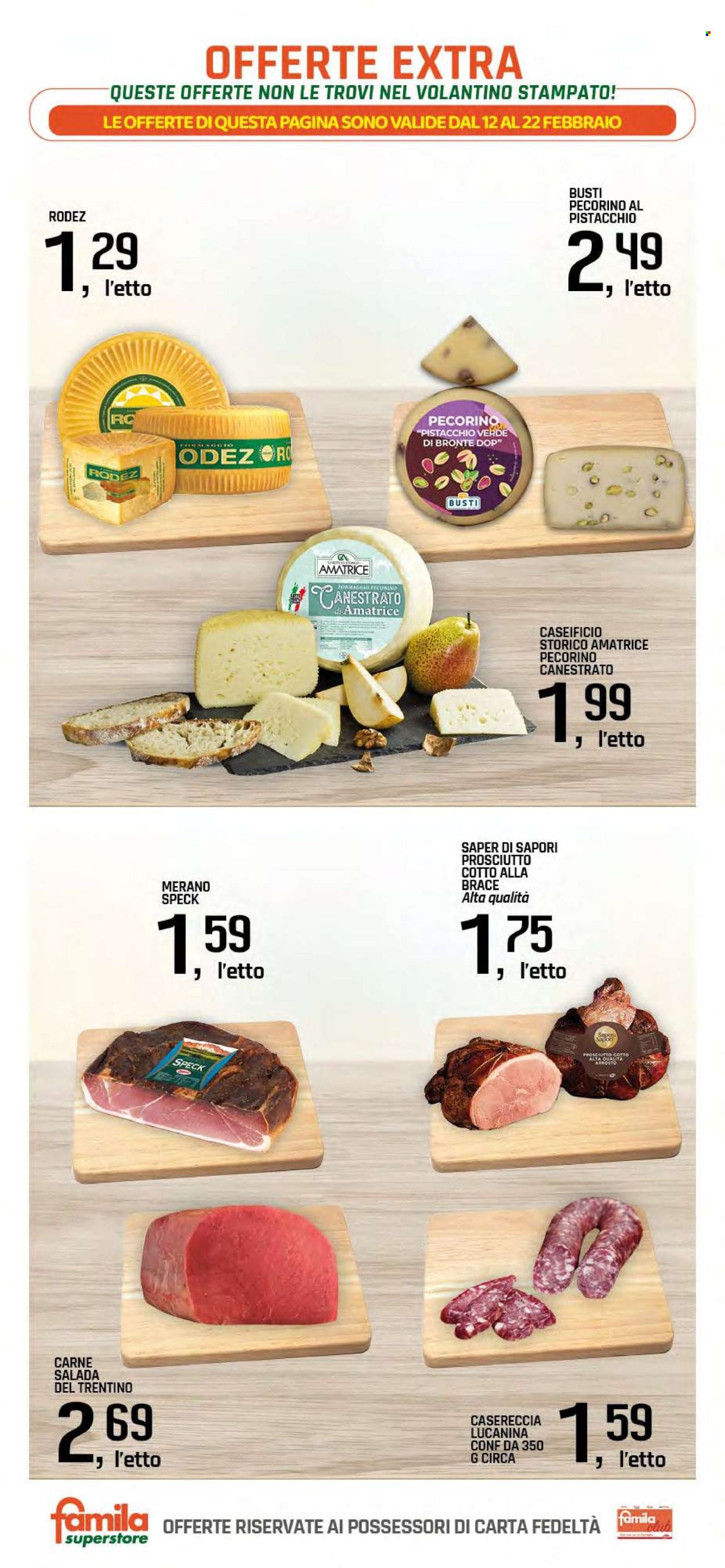 Volantino Famila - 12/2/2026 - 22/2/2026. Pagina 18