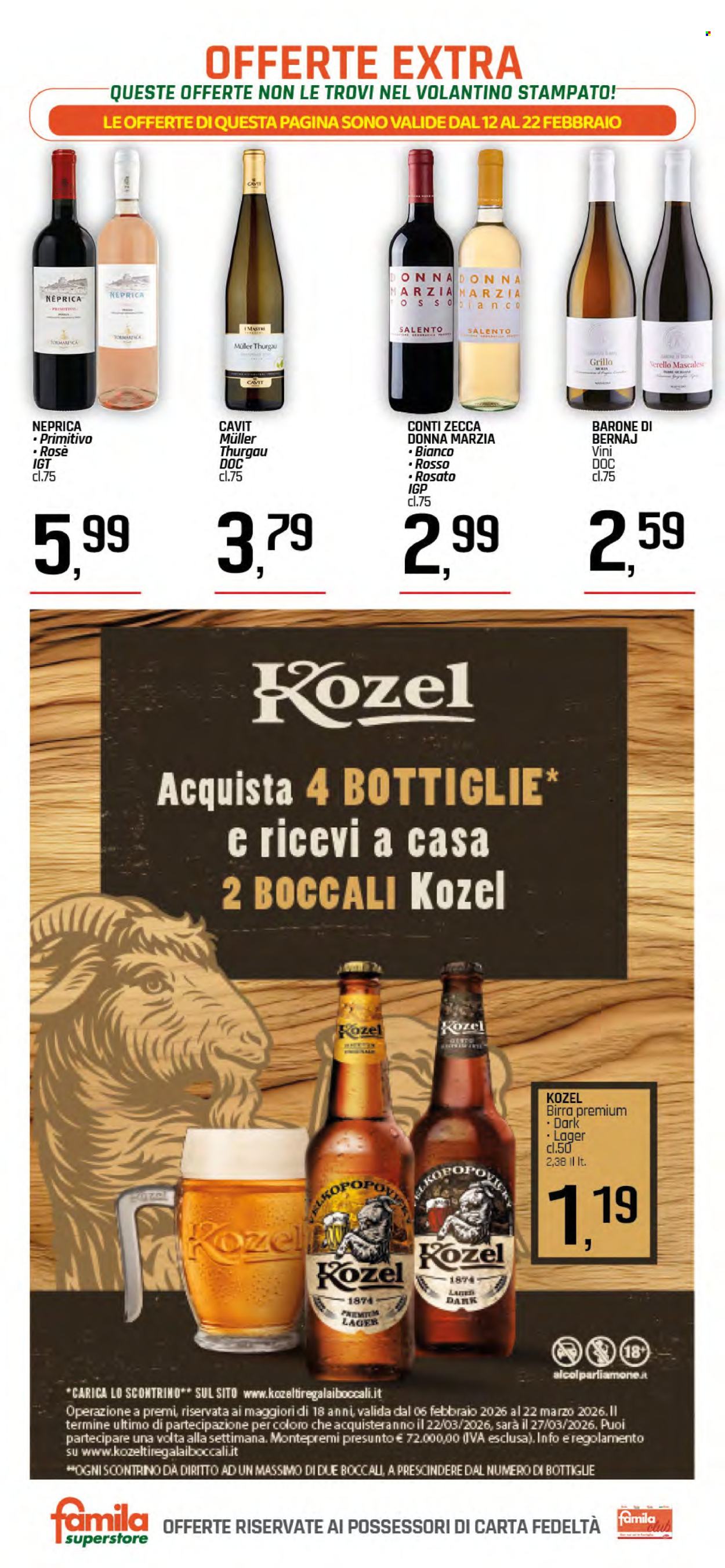 Volantino Famila - 12/2/2026 - 22/2/2026. Pagina 27