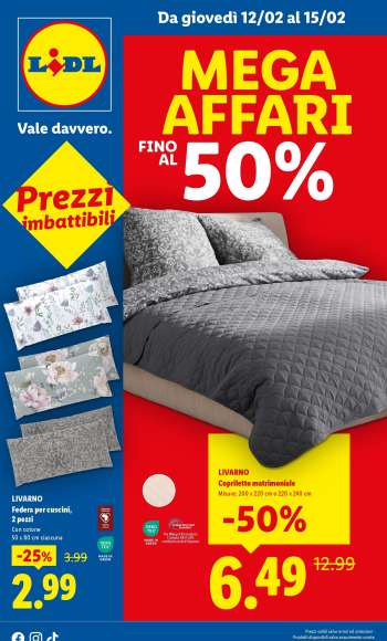 Volantino Lidl - 12/2/2026 - 15/2/2026.