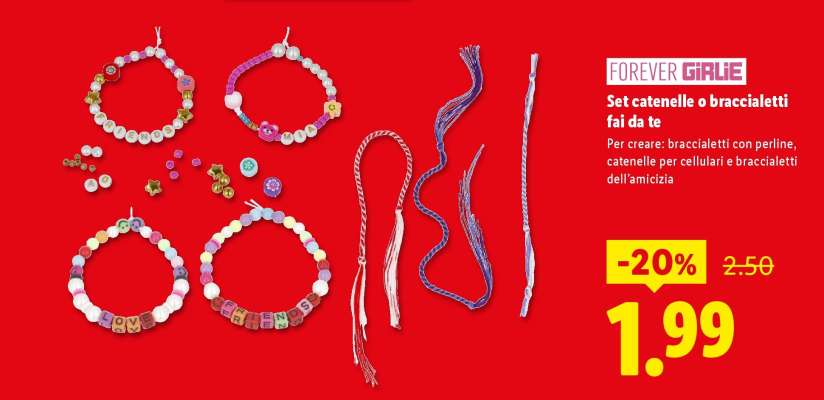 Set catenelle o braccialetti fai da te