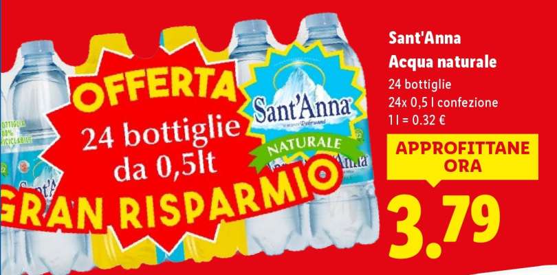 Sant'Anna ACQUA NATURALE