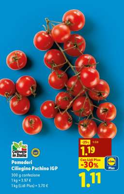 Pomodori Ciliegino Pachino IGP