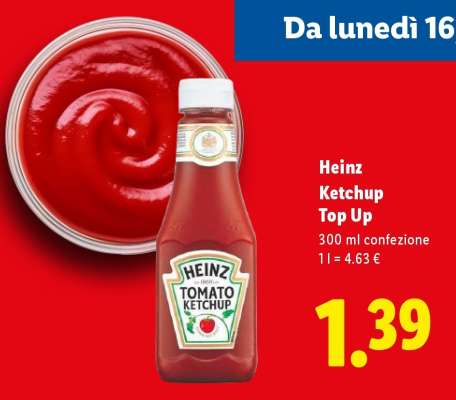 Heinz Ketchup Top Up
