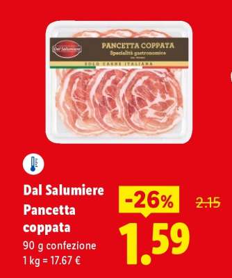 Dal Salumiere Pancetta coppata