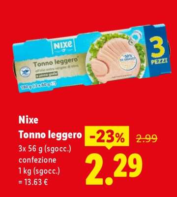 Nixe Tonno leggero