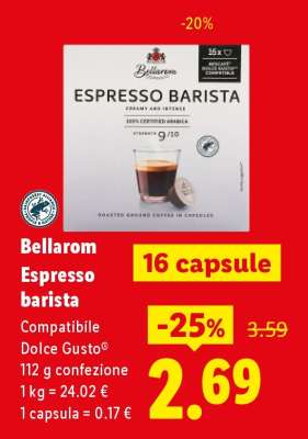 Bellarom Espresso barista