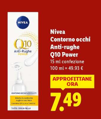 Nivea Contorno occhi Anti-rughe Q10 Power