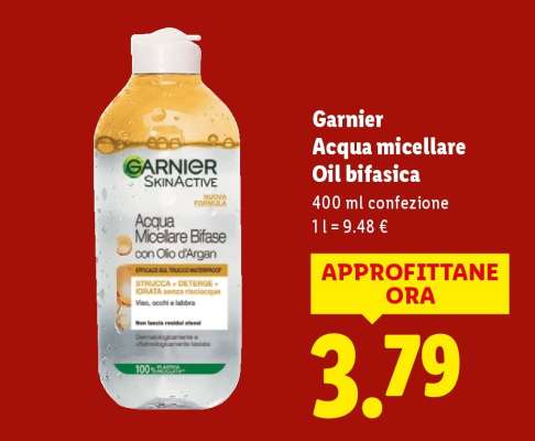 Garnier Acqua micellare Oil bifasica