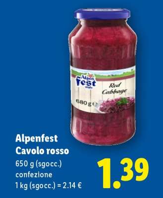 Alpenfest Cavolo rosso