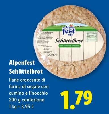 Alpenfest Schüttelbrot