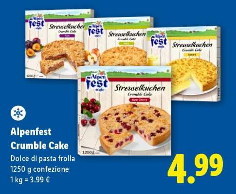 Alpenfest Crumble Cake