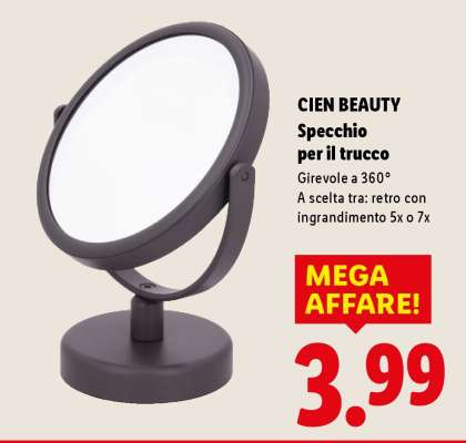 Cien BEAUTY Specchio per il trucco