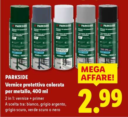 PARKSIDE Vernice protettiva colorata per metallo, 400 ml