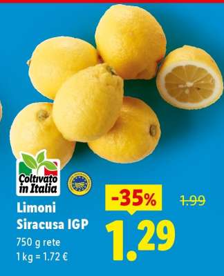 Limoni Siracusa IGP