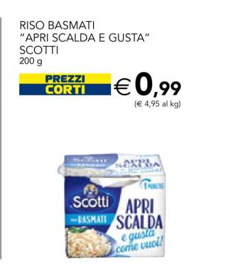 RISO BASMATI "APRI SCALDA E GUSTA"
