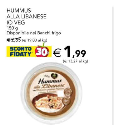 Hummus alla Libanese Io Veg