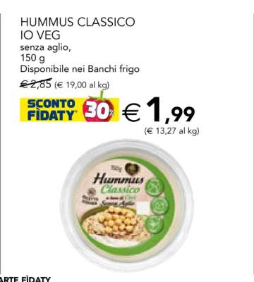 HUMMUS CLASSICO IO VEG