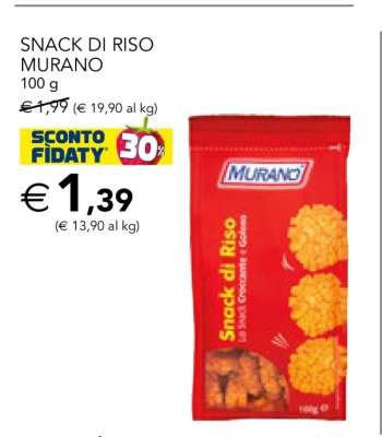 SNACK DI RISO MURANO