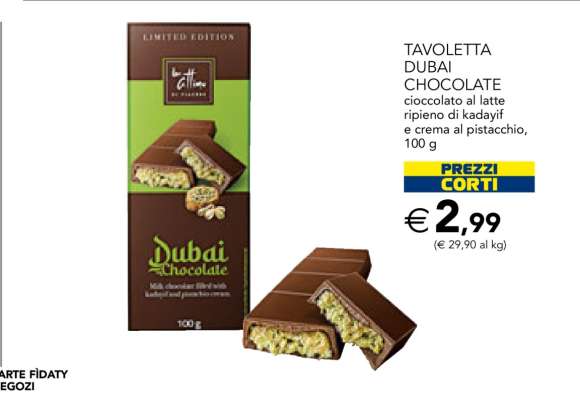 TAVOLETTA DUBAI CHOCOLATE