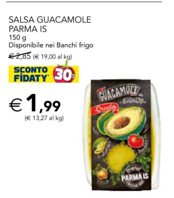 SALSA GUACAMOLE PARMA IS