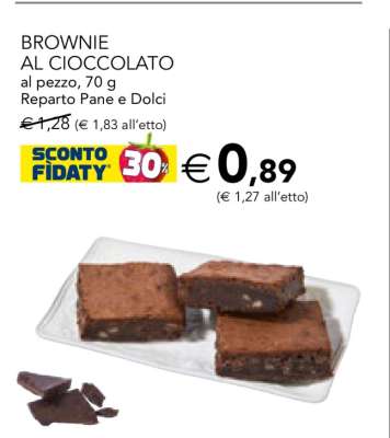 BROWNIE AL CIOCCOLATO