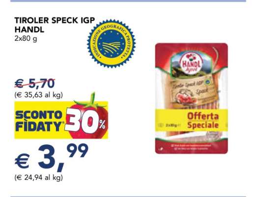 TIROLER SPECK IGP HANDL