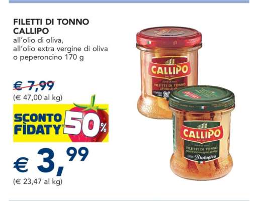 Filetti di Tonno Callipo