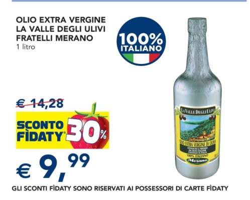 Olio Extra Vergine La Valle degli Ulivi Fratelli Merano