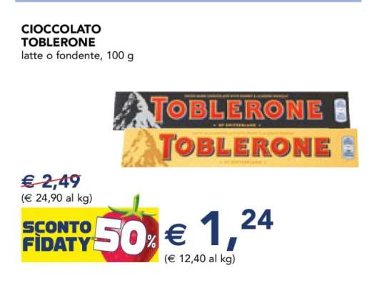Cioccolato Toblerone
