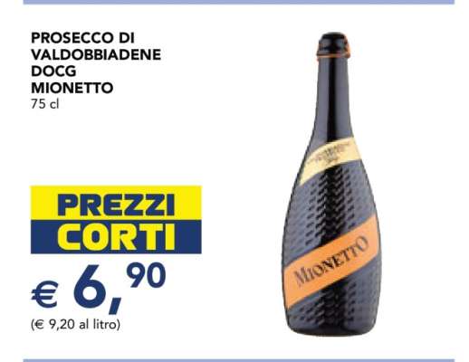 Prosecco di Valdobbiadene DOCG Mionetto