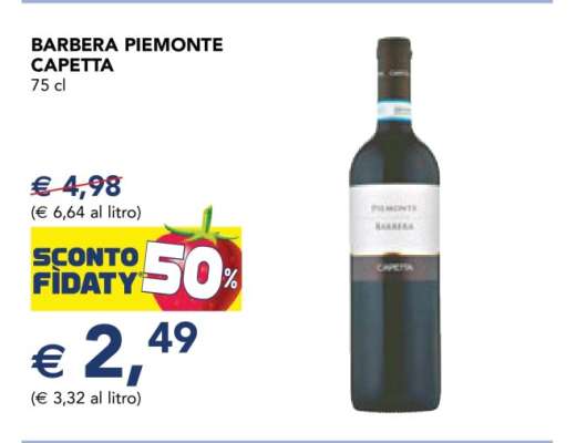 Barbera Piemonte Capetta