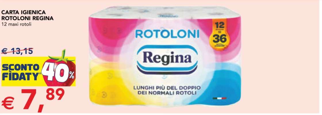 Carta Igienica Rotoloni Regina