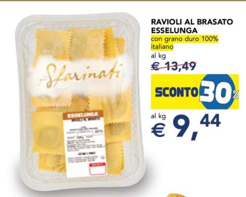 Ravioli al Brasato Esselunga