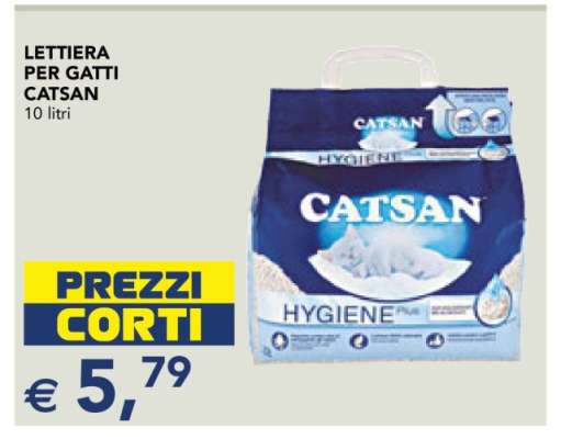 Lettiera per gatti Catsan