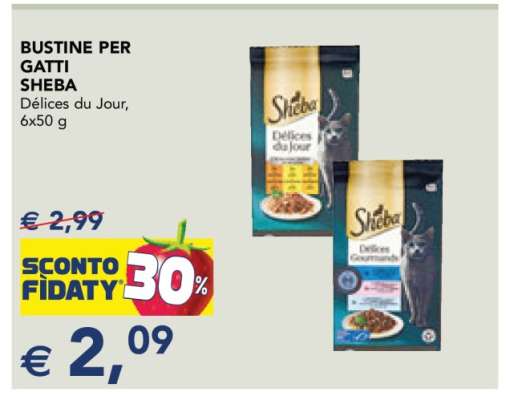 BUSTINE PER GATTI SHEBA