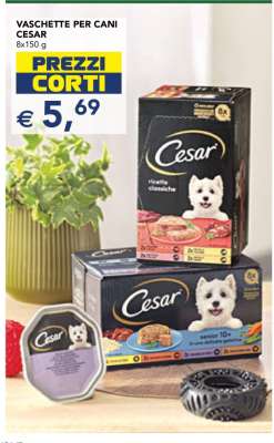 VASCHETTE PER CANI CESAR