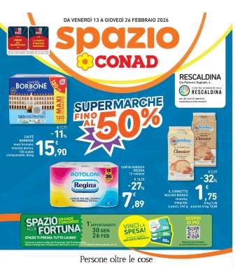 Volantino Spazio Conad - 13/2/2026 - 26/2/2026.
