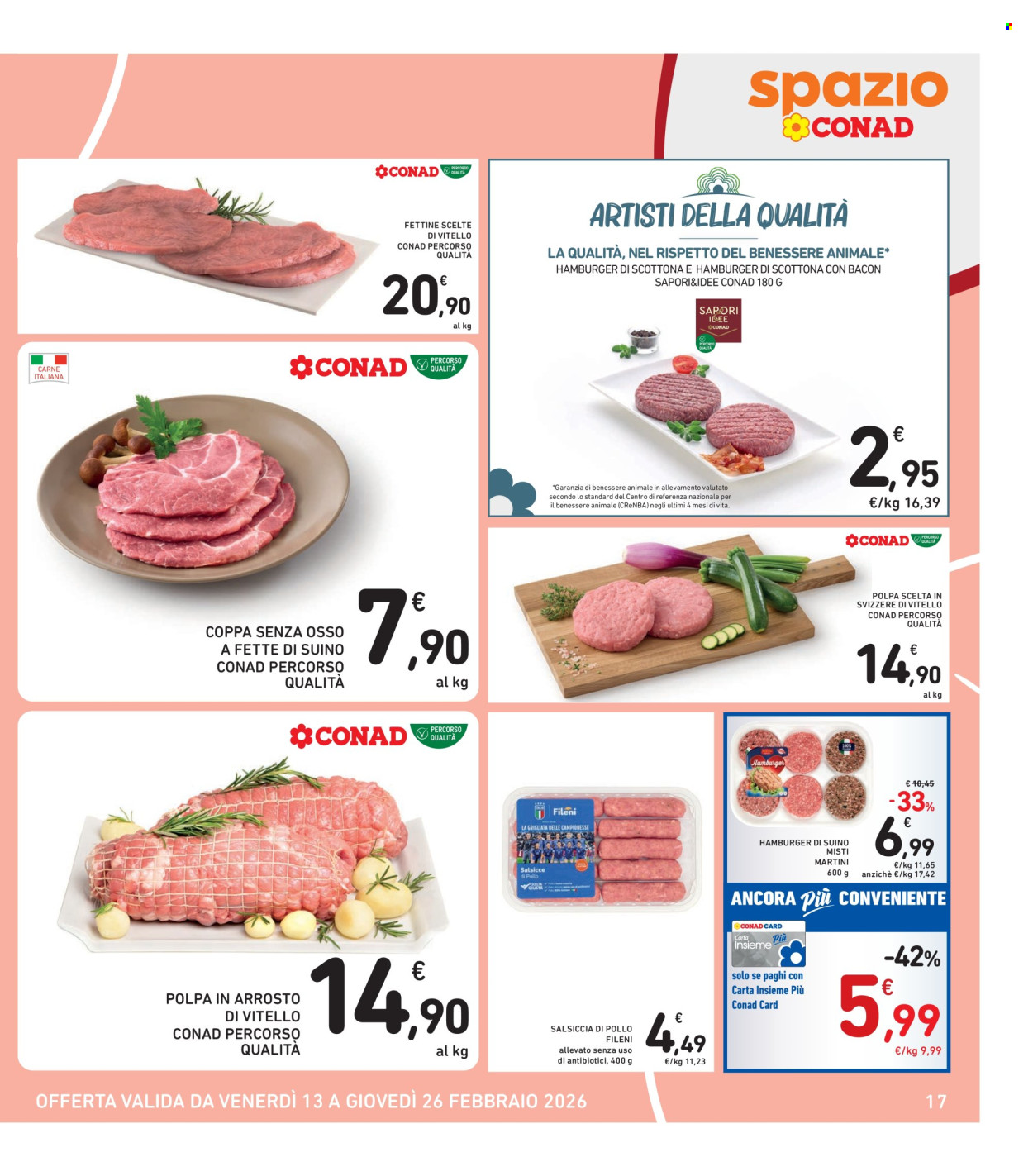 Volantino Spazio Conad - 13/2/2026 - 26/2/2026. Pagina 17