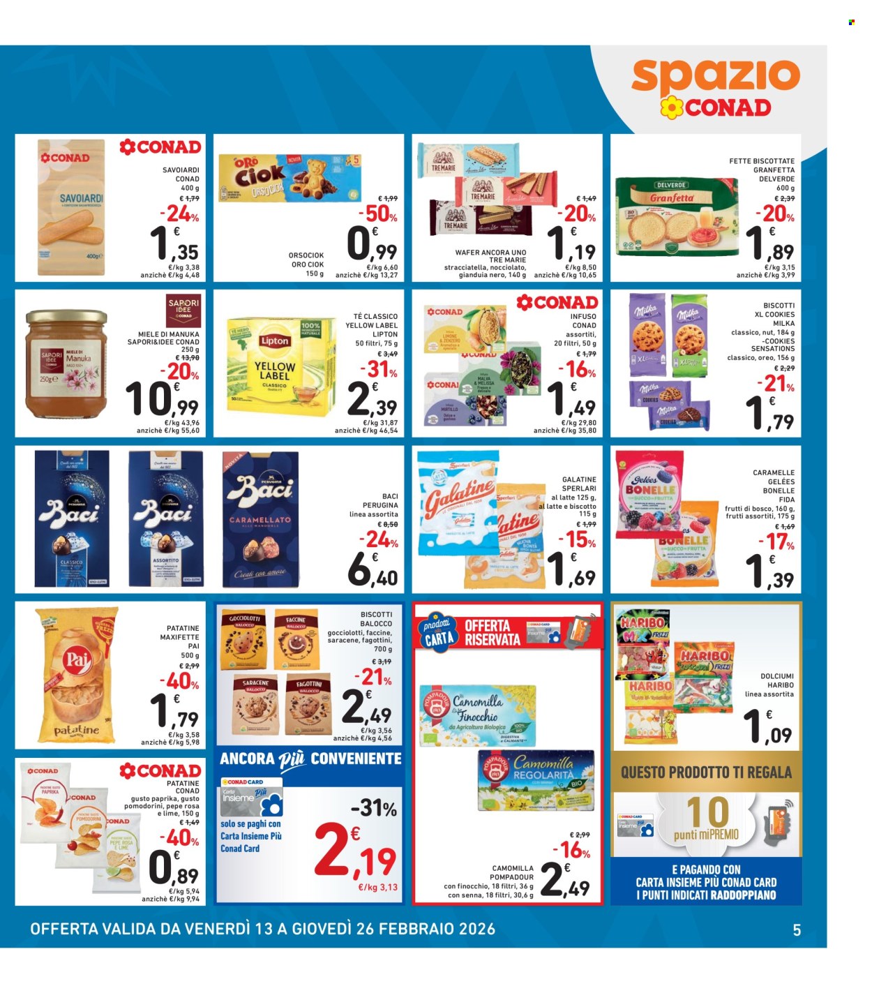 Volantino Spazio Conad - 13/2/2026 - 26/2/2026. Pagina 5