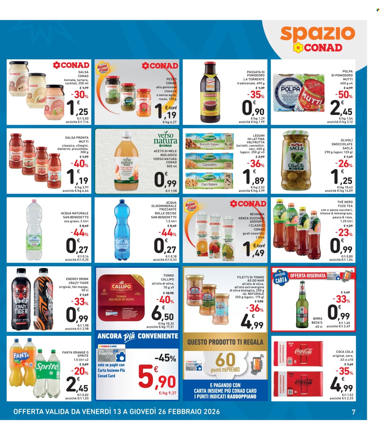 Volantino Spazio Conad - 13/2/2026 - 26/2/2026. Pagina 7