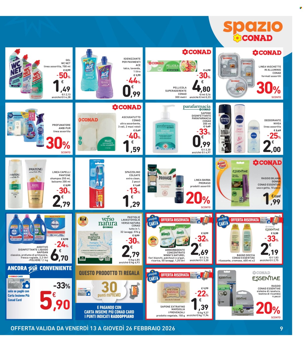 Volantino Spazio Conad - 13/2/2026 - 26/2/2026. Pagina 9