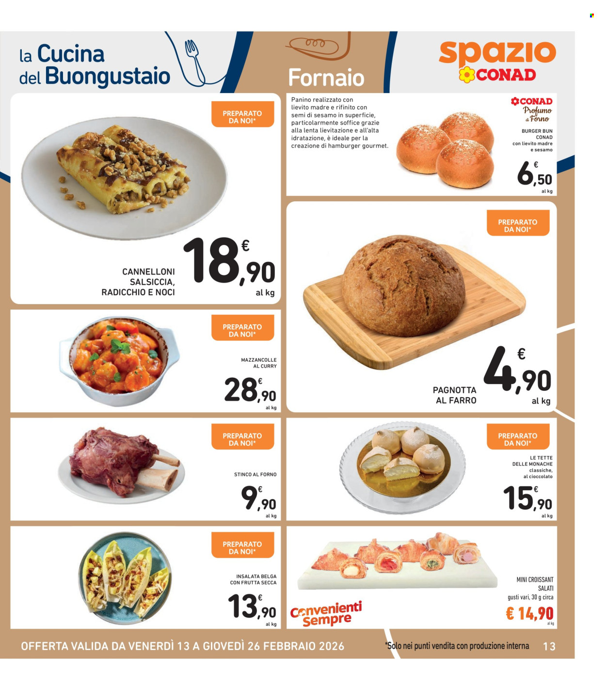 Volantino Spazio Conad - 13/2/2026 - 26/2/2026. Pagina 13