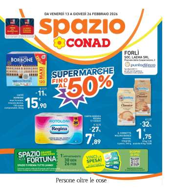 Volantino Spazio Conad - 13/2/2026 - 26/2/2026.