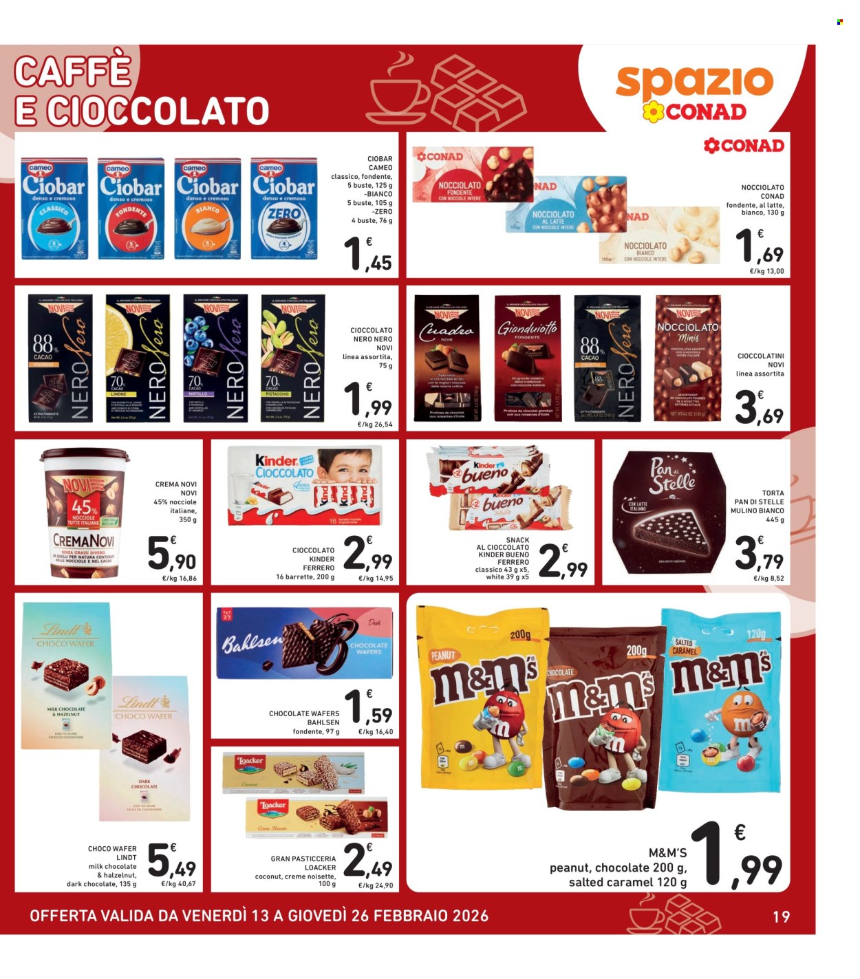 Volantino Spazio Conad - 13/2/2026 - 26/2/2026. Pagina 19