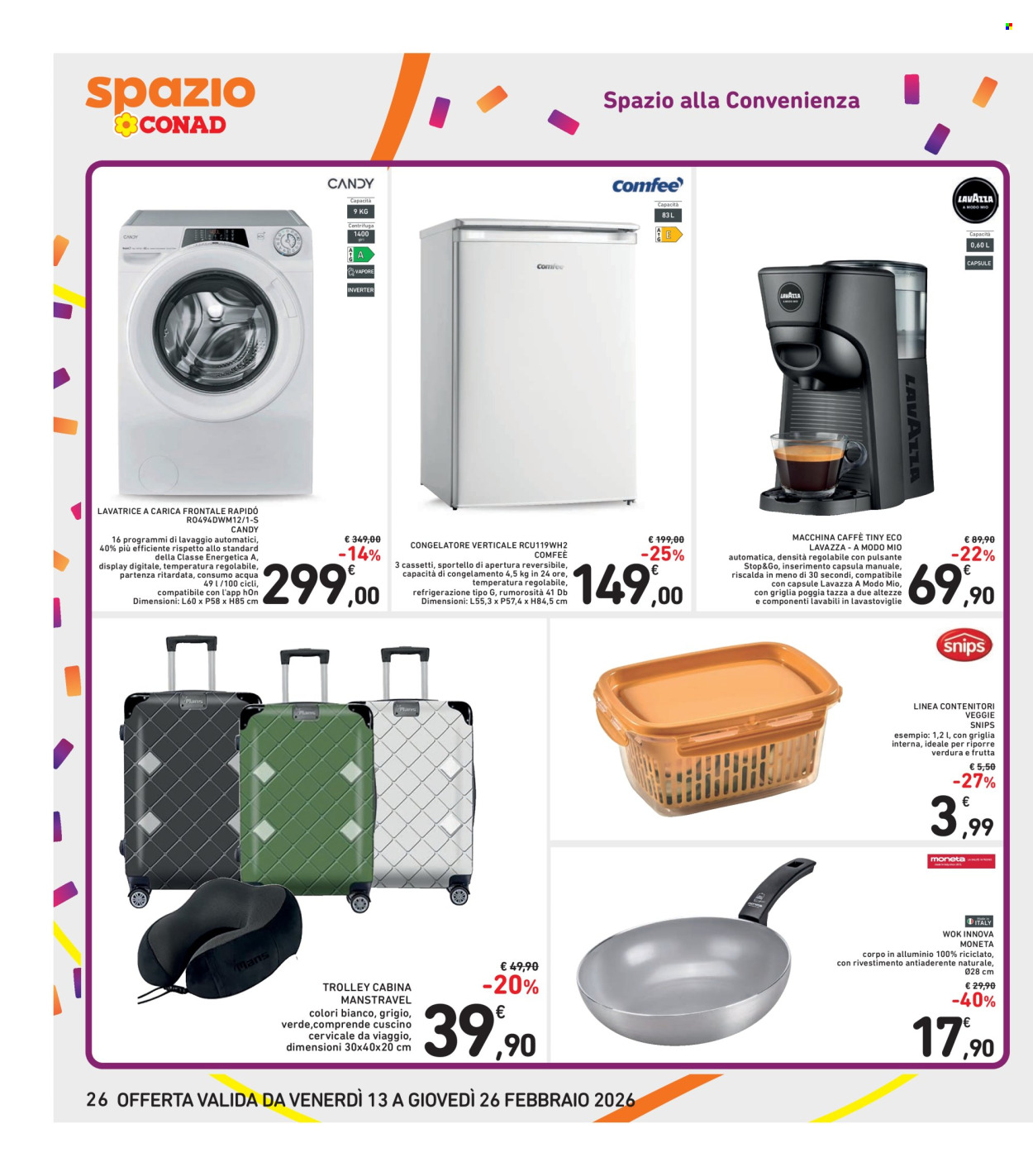 Volantino Spazio Conad - 13/2/2026 - 26/2/2026. Pagina 26