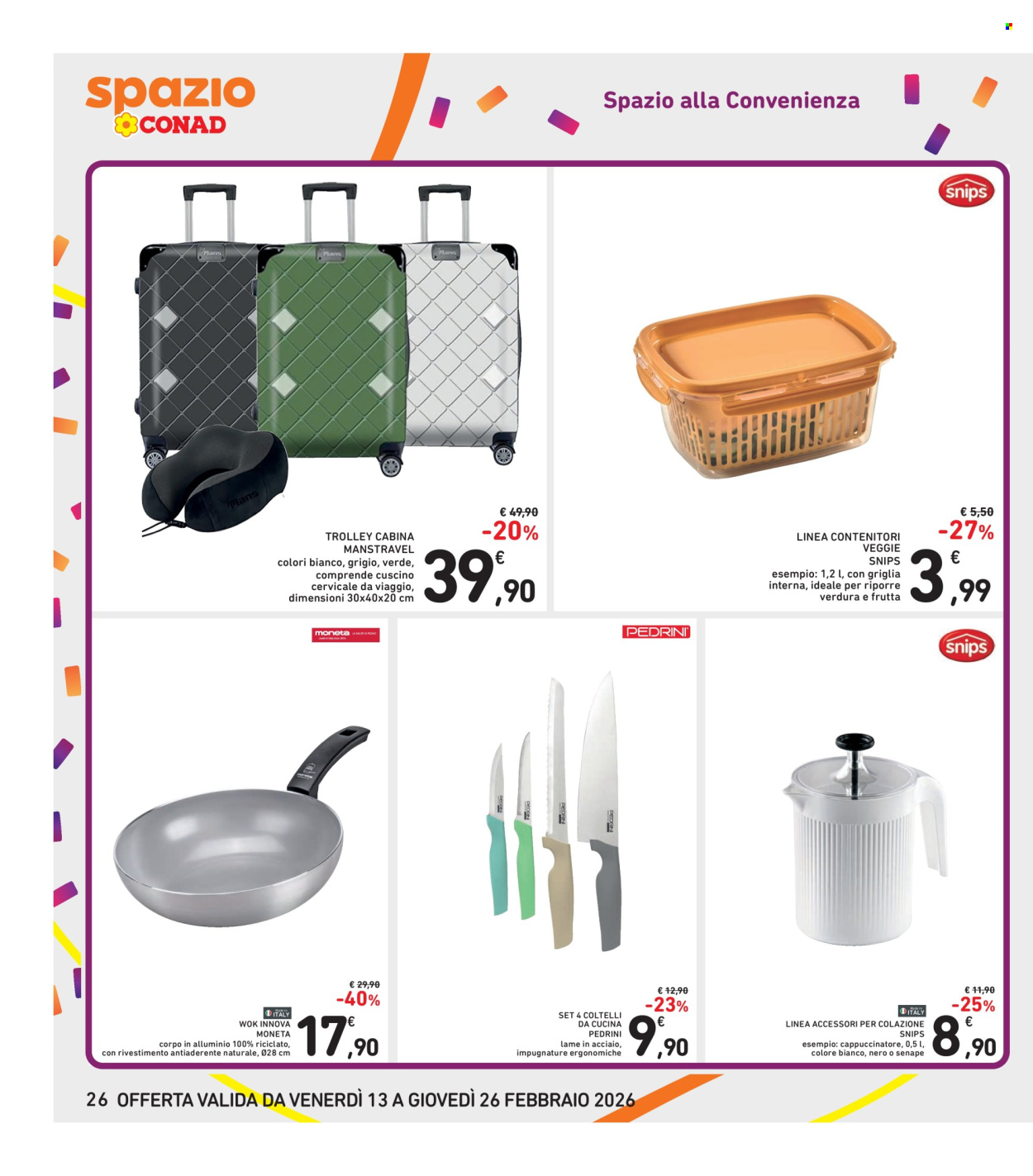 Volantino Spazio Conad - 13/2/2026 - 26/2/2026. Pagina 26